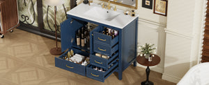 36" Bathroom Vanity with Sink