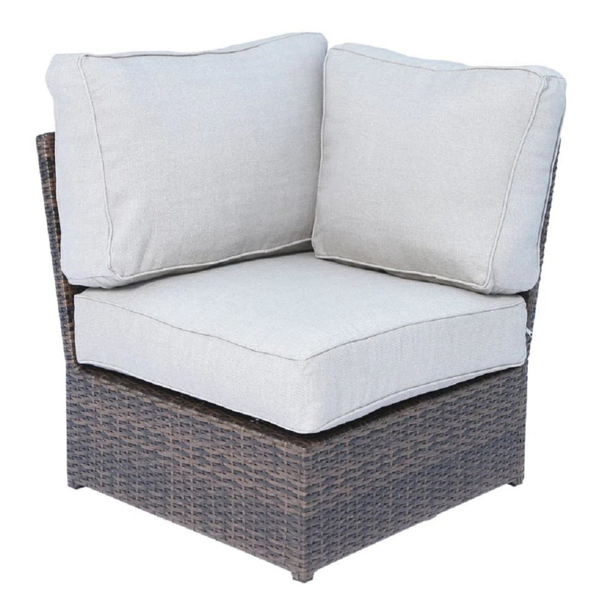 Modular 4 Person Outdoor Seating Group With Cushions - Espresso