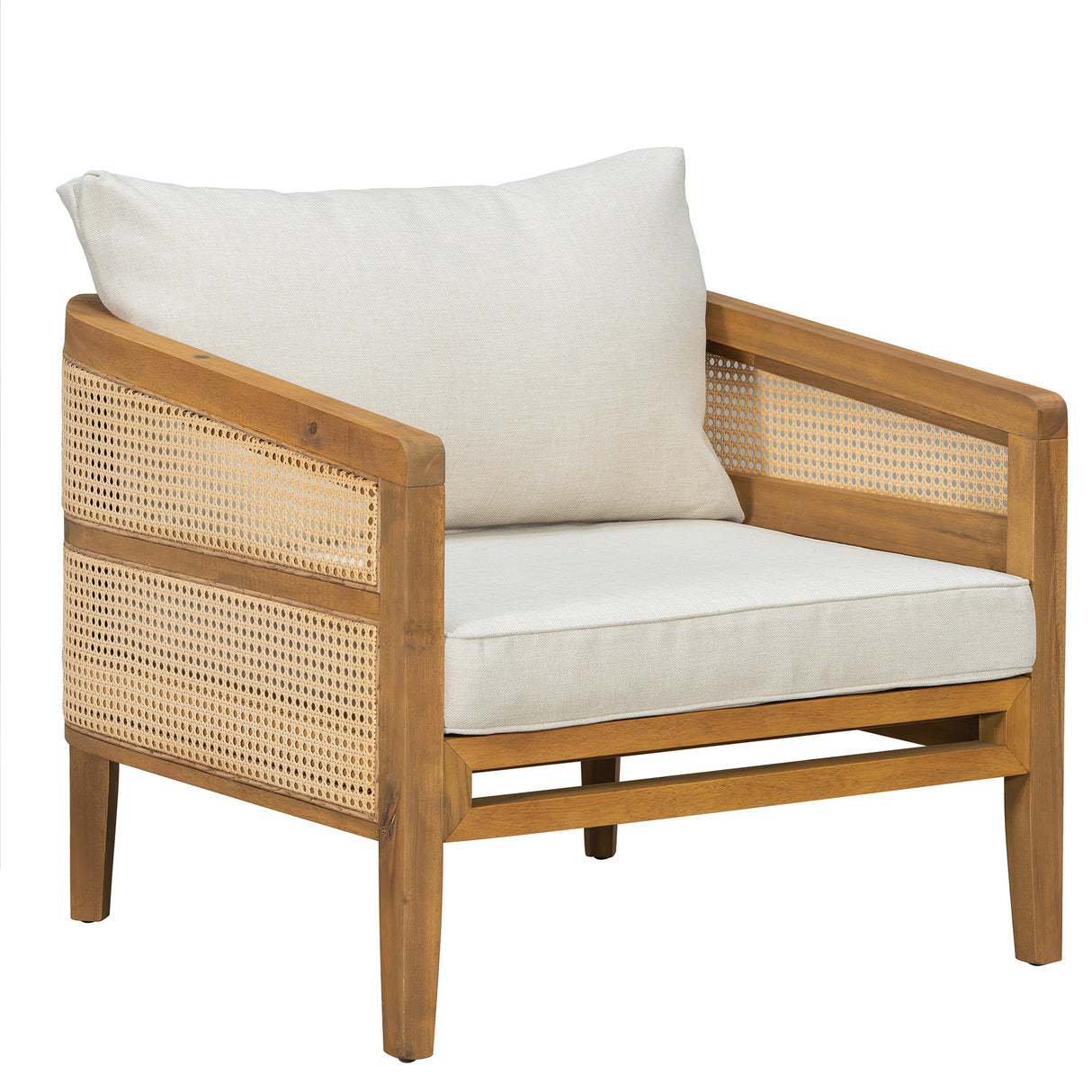 TOPMAX 5-Piece Acacia Wood Patio Furniture Set