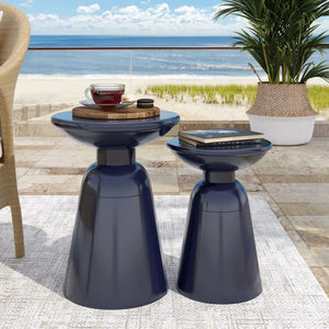 Serenita - Outdoor Side Tables With Flared Design (Set of 2) - Best Buy Furniture