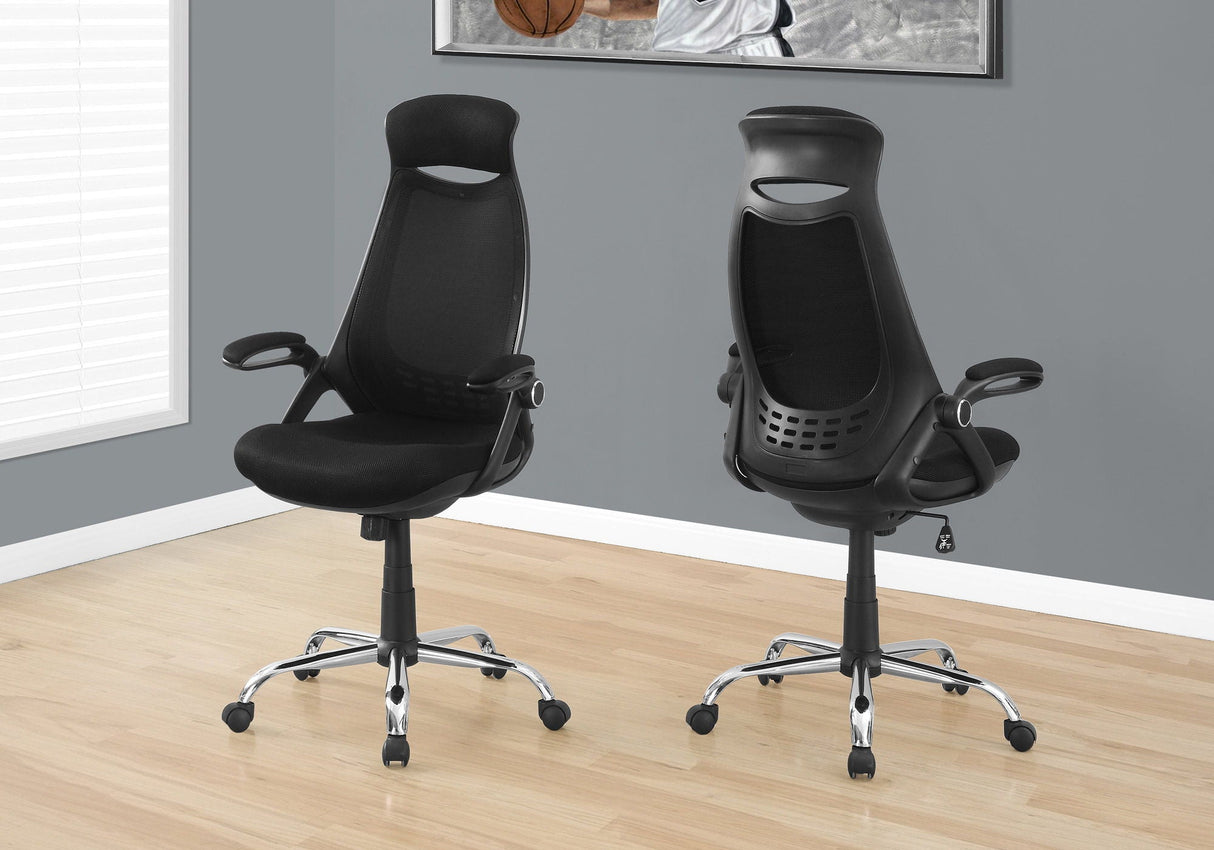 Office Chair, Adjustable Height, Swivel, Ergonomic, Armrests, Contemporary & Modern - Best Buy Furniture