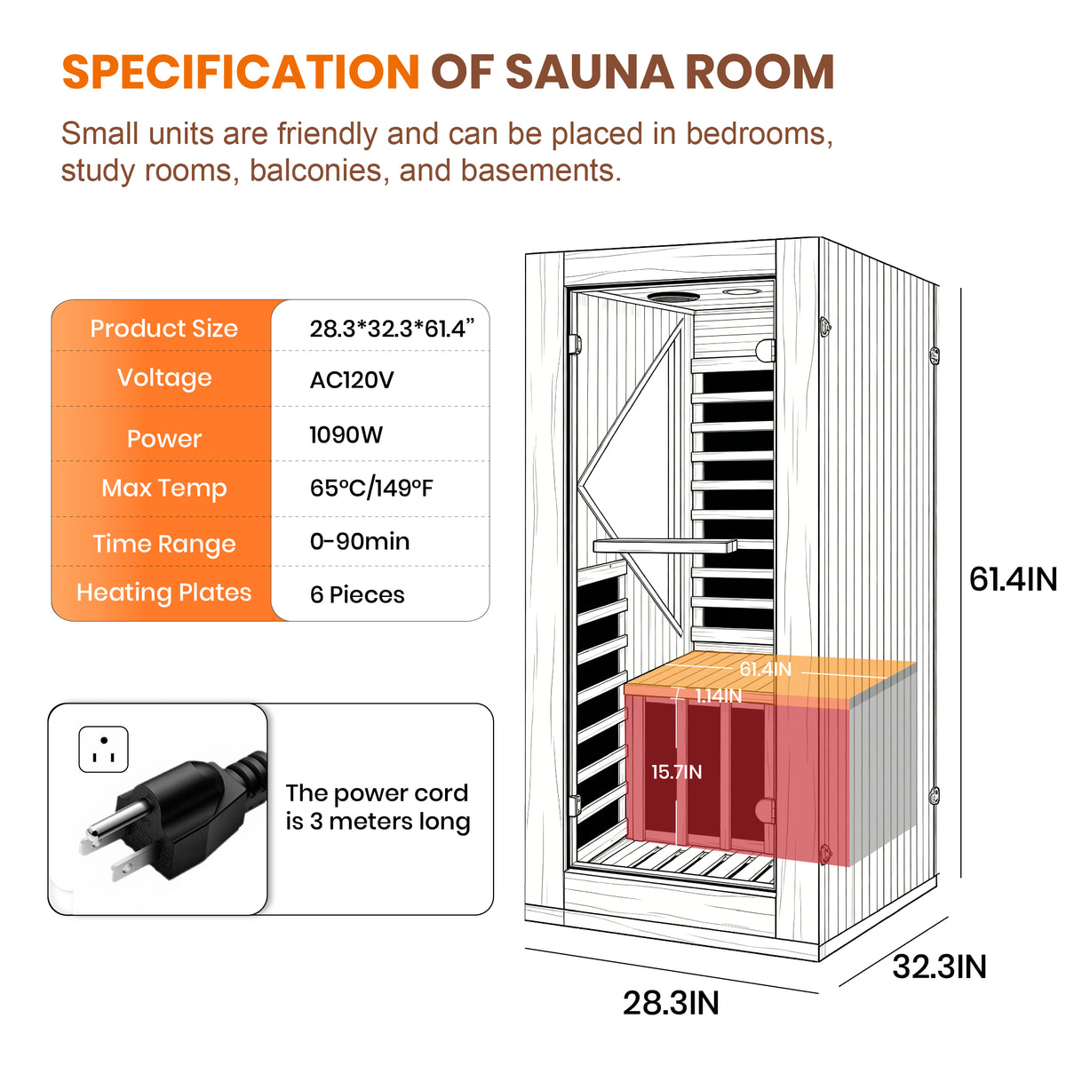 1090W Sauna