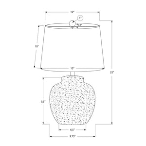 Lighting, Table Lamp, Concrete, Modern - Cream