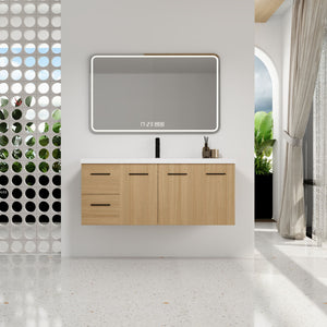 Floating Bathroom Vanity With Sink, Modular Cabinet