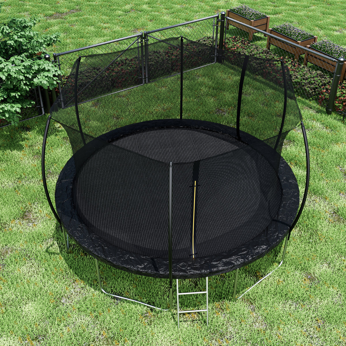 14FT Trampoline with Enclosure