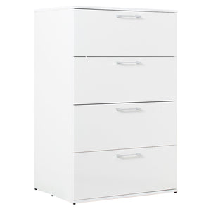 Bliss - Glossy 4 Drawer Jumbo Chest With Extra Deep Storage