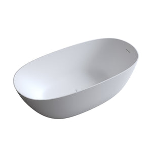 57" Solid Surface Matte Tub