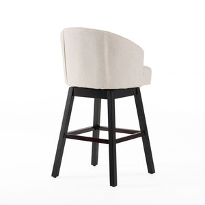 360 Degree Swivel Bar Stool With Stunning Nailhead Trim (Set of 2)
