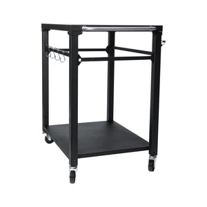 2-Tier Outdoor Grill Cart with Stainless Steel Top
