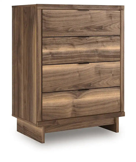 Chirason - Four Drawer Chest - Brown - Best Buy Furniture