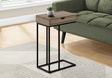 Accent Table, C - Shaped Contemporary & Modern Versatile Design - Best Buy Furniture