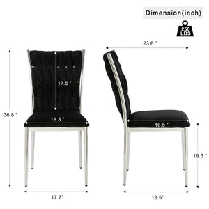Modern Dining Chair Set For Dining Room