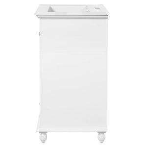 Modern Bathroom Vanity With Sink, Cabinet With Drawer And Dividers, Rectangular Storage Unit