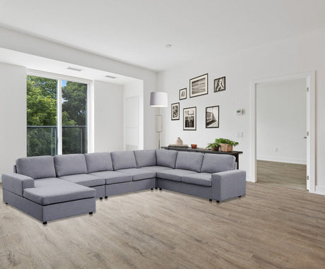 Hayden - 7 Seat Reversible Modular Sectional Sofa Chaise