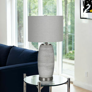 Lighting, Table Lamp, Ceramic, Modern - Gray