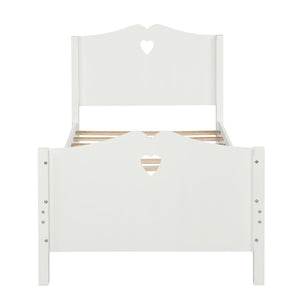 Platform Bed With Slat Support And Headboard And Footboard