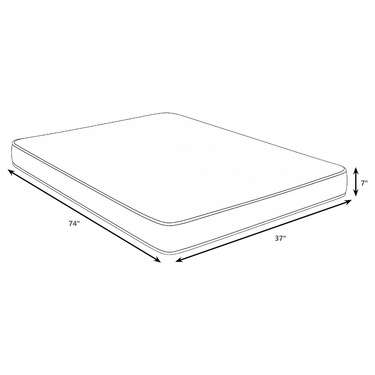 Cienaga - Mattress With Firm Support - White - Twin