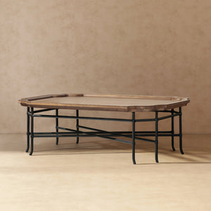 Foundry 55" Solid Block Plinth Coffee Table Heritage Light