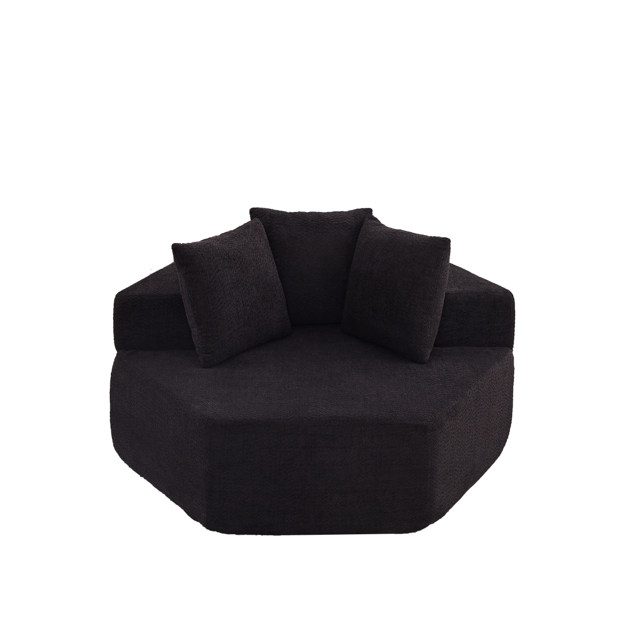 54-inch Modern-style Hexagonal Single Lounge Chair