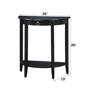 Justino II Half Moon Console Table