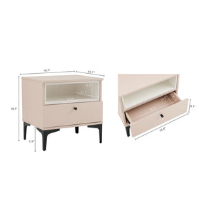 Amara - Nightstand With 1 Drawer