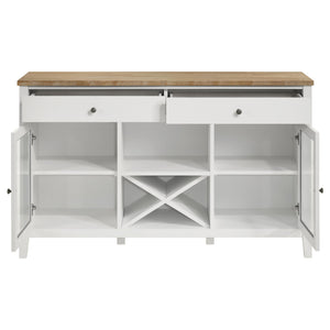 Prager - 2 Door Dining Sideboard - White