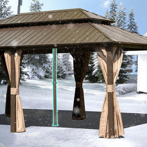 Universal Support Post for Gazebo Stability