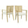 Mid Century Modern Arm Dining Chairs With Rattan Backrest - Best Buy Furniture