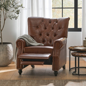 Welch - Contemporary Tufted Pushback Recliner - Best Buy Furniture