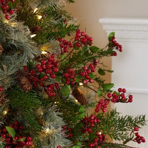 Boxwood Berry Twig Spray (Set of 12)
