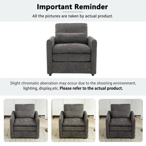 Cozy Upholstered Cushion Armchair For Living Room