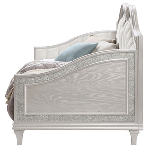 Aurelia - Twin Daybed With Trim Upholstery - Oak
