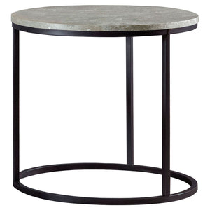 End Table - Gray / Gunmetal