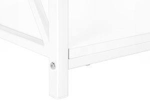 3 Tier Accent Table, Side Marble Look Contemporary & Modern