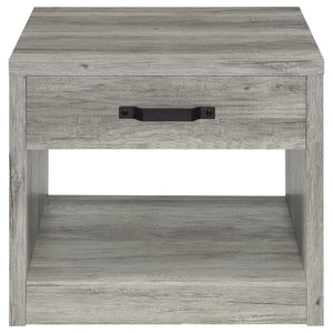 Nuberg - 1 Drawer Table - Gray