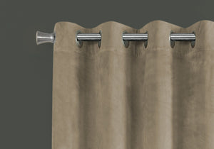 2 Pieces Set, Curtain Panel, Room Darkening, Grommet - Best Buy Furniture