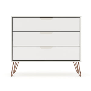 Rockefeller - Dresser & 3 Drawer - Off White