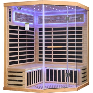 Family Style Pentagonal Sauna Room