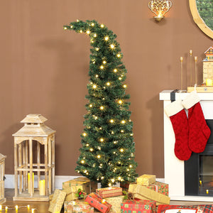 HOMCOM 5 ft Prelit Whimsical Christmas Tree