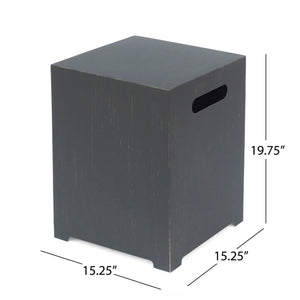 Modern Tank Holder Side Table With Powder Coated Frame - Best Buy Furniture