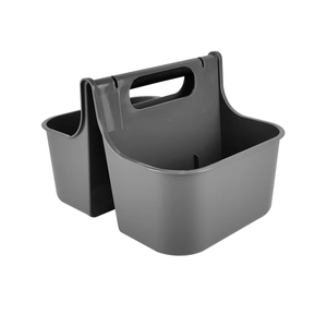 Portable Shower Caddy Bathroom Organizer Basket, Perfect Size for Dorm/College, Plastic Bath Tote, Dries Quickly with Drainage Holes