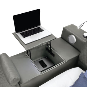 Zoya - Smart Multifunctional Bed, Built In Bluetooth Speakers, USB Charging
