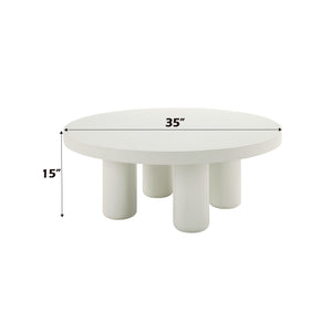Loanna - Coffee Table - White - Best Buy Furniture