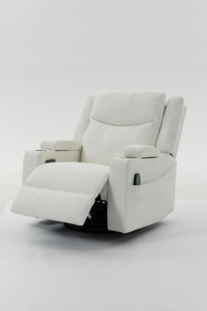 Extra Wide Power Recliner Chair with Heat Massage