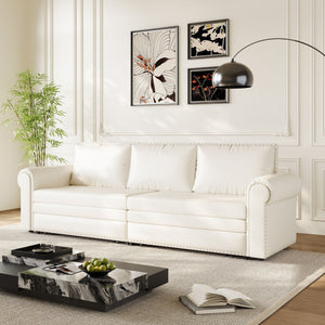 Chesterfield Sofa & Pull Out Bed