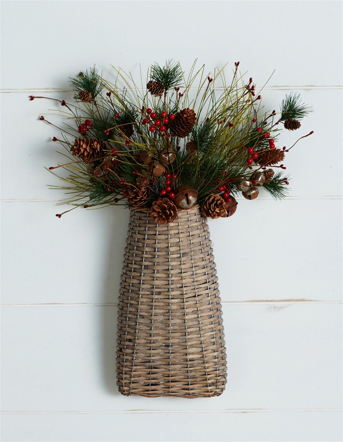 Willow wall basket (set of 6)
