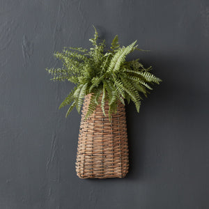 Willow wall basket (set of 6)