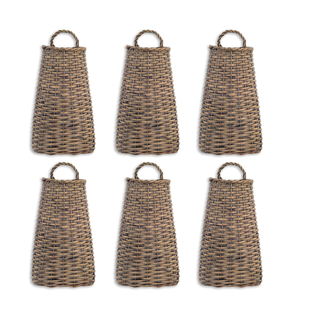 Woven-willow-wall-basket-(set-of-6)-Decorative-Baskets-&-Storage