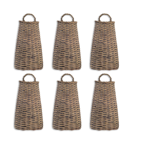 Woven-willow-wall-basket-(set-of-6)-Decorative-Baskets-&-Storage