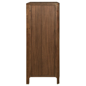 Verona - 5 Drawer Chest With - Walnut